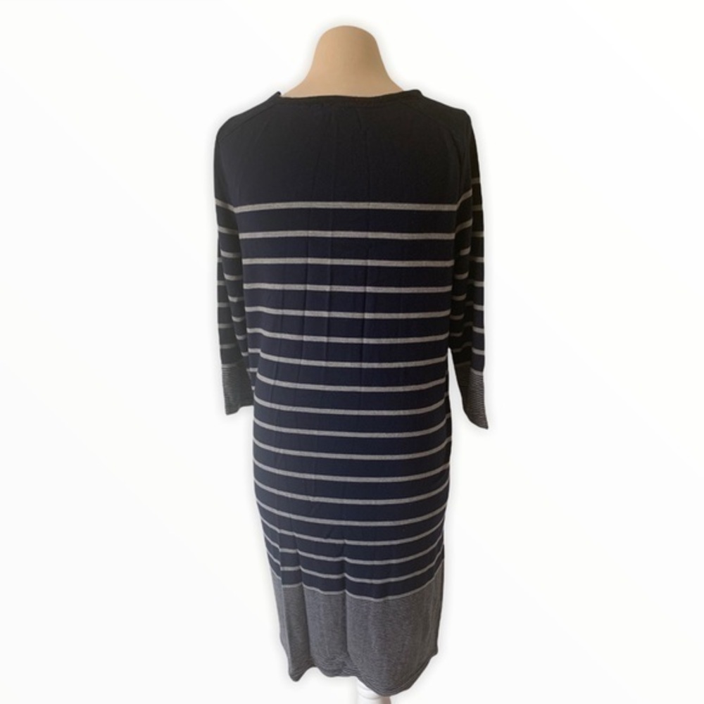 Hilary Ridley‎ striped 3/4 length sleeve dress - Picture 4 of 5